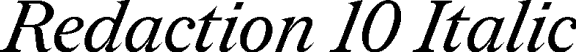 Redaction 10 Italic font | Redaction10-Italic.otf