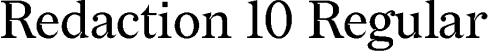 Redaction 10 Regular font | Redaction10-Regular.otf