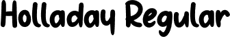 Holladay Regular font | Holladay.otf