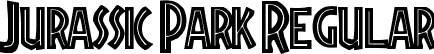 Jurassic Park Regular font | JurassicPark-BL48.ttf