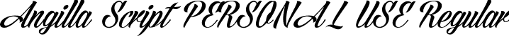 Angilla Script PERSONAL USE Regular font | angillascript-personal-use-only.ttf