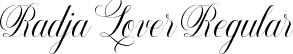 Radja Lover Regular font | RadjaLoverRegular-K726Z.ttf