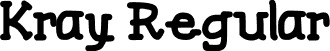 Kray Regular font | Kray-Regular-1.otf