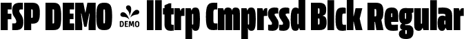 FSP DEMO - lltrp Cmprssd Blck Regular font | Fontspring-DEMO-allotropecomp-black.otf