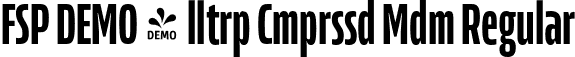 FSP DEMO - lltrp Cmprssd Mdm Regular font | Fontspring-DEMO-allotropecomp-medium.otf