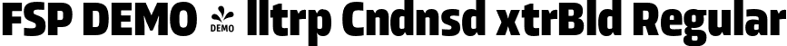 FSP DEMO - lltrp Cndnsd xtrBld Regular font | Fontspring-DEMO-allotropecond-exbold.otf