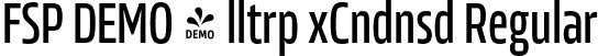 FSP DEMO - lltrp xCndnsd Regular font | Fontspring-DEMO-allotropeexcond-regular.otf