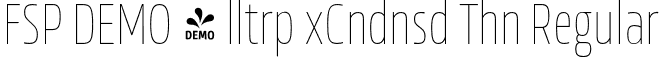 FSP DEMO - lltrp xCndnsd Thn Regular font | Fontspring-DEMO-allotropeexcond-thin.otf