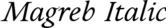 Magreb Italic font | Magreb-Italic.ttf