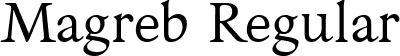 Magreb Regular font | Magreb-Regular.ttf