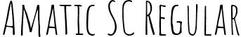 Amatic SC Regular font | amaticsc-regular.ttf