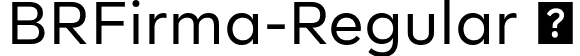 BRFirma-Regular  font | BRFirma-Regular.ttf