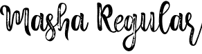 Masha Regular font | masha.ttf