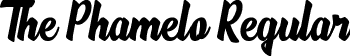 The Phamelo Regular font | The-Phamelo-DEMO.ttf