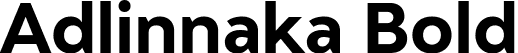 Adlinnaka Bold font | adlinnaka-bolddemo.ttf