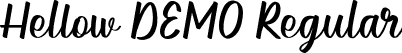 Hellow DEMO Regular font | Hellow-DEMO.ttf