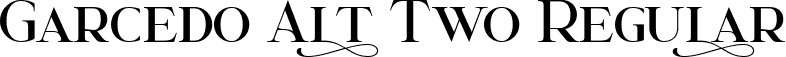 Garcedo Alt Two Regular font | Garcedo Alt Two.ttf