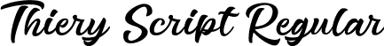 Thiery Script Regular font | ThieryScript.ttf