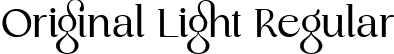 Original Light Regular font | Original-Light.ttf