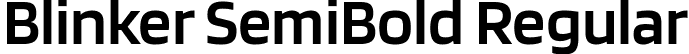 Blinker SemiBold Regular font | Blinker-SemiBold.ttf