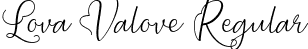 Lova Valove Regular font | lova-valove-font-by-7ntypes.otf