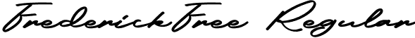 FrederickFree Regular font | frederickfree.otf