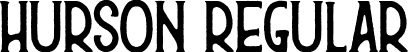 Hurson Regular font | hurson.ttf