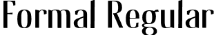 Formal Regular font | formal.ttf