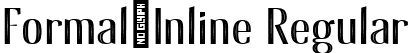 Formal_Inline Regular font | formal-inline.ttf