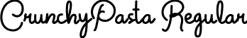 CrunchyPasta Regular font | Crunchy-Pasta.otf