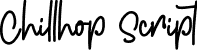 Chillhop Script font | chillhop-3zz3z.otf