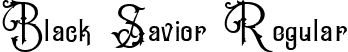 Black Savior Regular font | Black-Savior.ttf