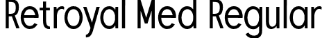 Retroyal Med Regular font | Retroyal-Medium.otf