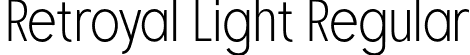 Retroyal Light Regular font | Retroyal-Light.otf