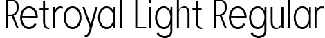 Retroyal Light Regular font | Retroyal-Light.ttf