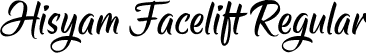 Hisyam Facelift Regular font | hisyamfacelift-eaajj.ttf