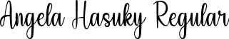 Angela Hasuky Regular font | Angela Hasuky.otf