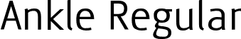 Ankle Regular font | ankle-1.otf