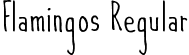 Flamingos Regular font | Flamingos.ttf