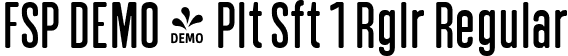 FSP DEMO - Plt Sft 1 Rglr Regular font | Fontspring-DEMO-polatesofta1-regular.ttf