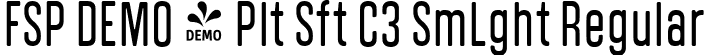 FSP DEMO - Plt Sft C3 SmLght Regular font | Fontspring-DEMO-polatesoftc3-semilight.ttf