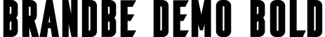 Brandbe Demo Bold font | brandbe-extra-bold.otf