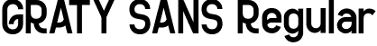 GRATY SANS Regular font | gratysans.otf