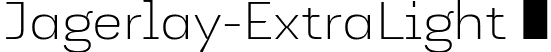 Jagerlay-ExtraLight  font | Jagerlay-ExtraLight.ttf