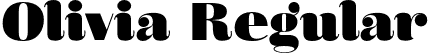 Olivia Regular font | Olivia-Regular.otf