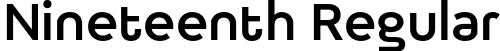 Nineteenth Regular font | nineteenth-rg2j8.otf