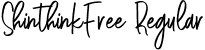 ShinthinkFree Regular font | shinthinkfree.otf