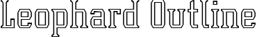 Leophard Outline font | Leophard-Outline.ttf