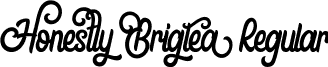 Honestly Brigtea Regular font | honestly-brigtea.ttf