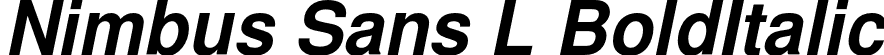 Nimbus Sans L BoldItalic font | nimbus-sans-l_bold-italic.otf